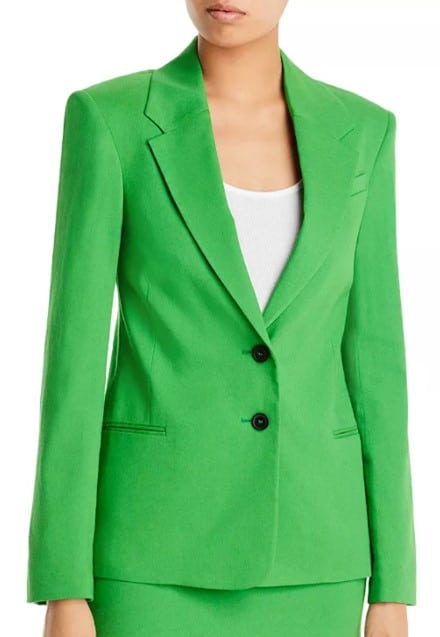 Kelly green jacket for women by Frame