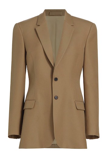 Dress Like Shiv Roy With This Single Breasted Wool Contour Blazer