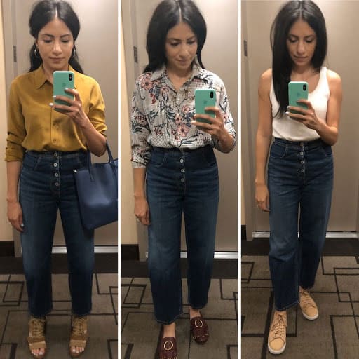 Cassandra Sethi Models How To Wear Jeans For Business Casual