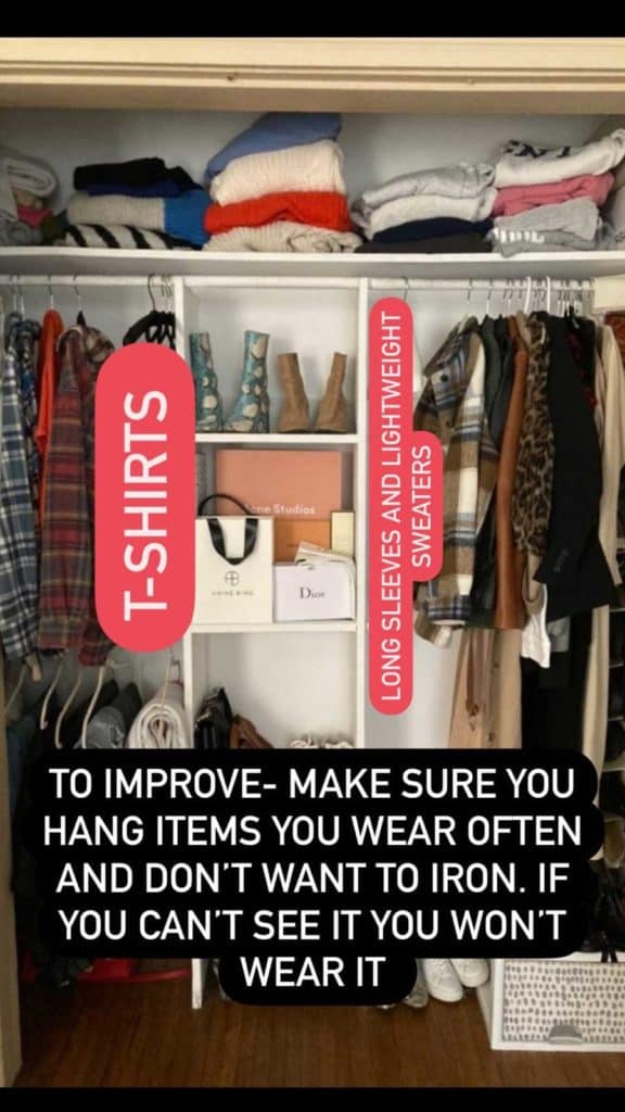 A messy Closet With Advice From Next Level Wardrobe Consultant Cassandra Sethi