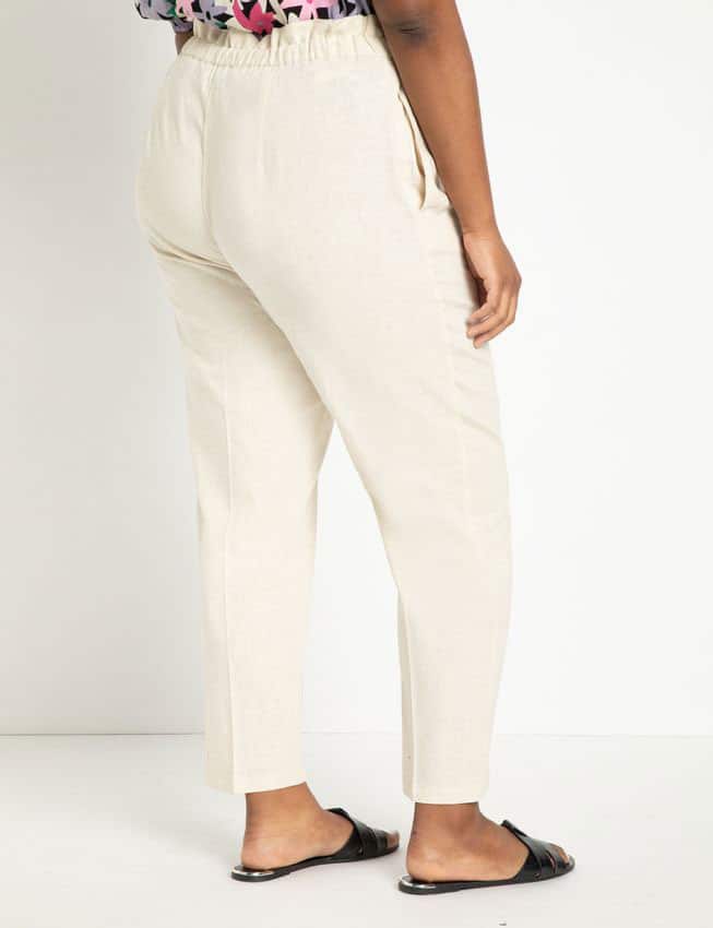 Eloquii Linen Pants For Plus Size Women To Wear In The Summer