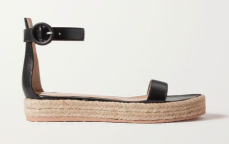 Build Your Work Capsule Summer Wardrobe With Leather Espadrilles By Gianvito Rossi