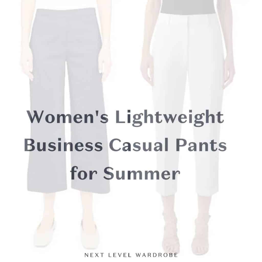 Thumbnail For Women’s Lightweight Business Casual Pants for Summer