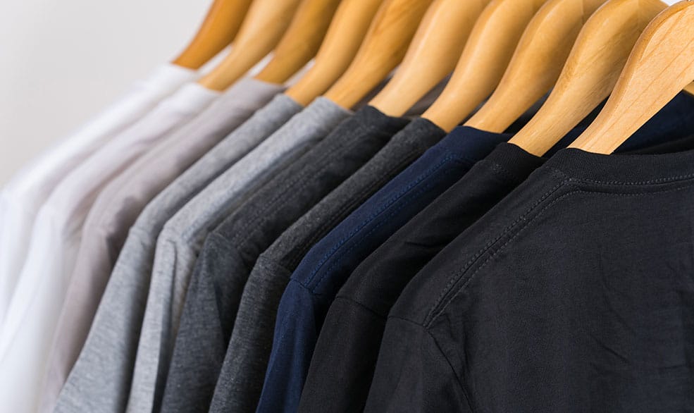 A Men's Online Personal Stylist Can Build You A Wardrobe Of Staples Like TShirts In Basic Colors