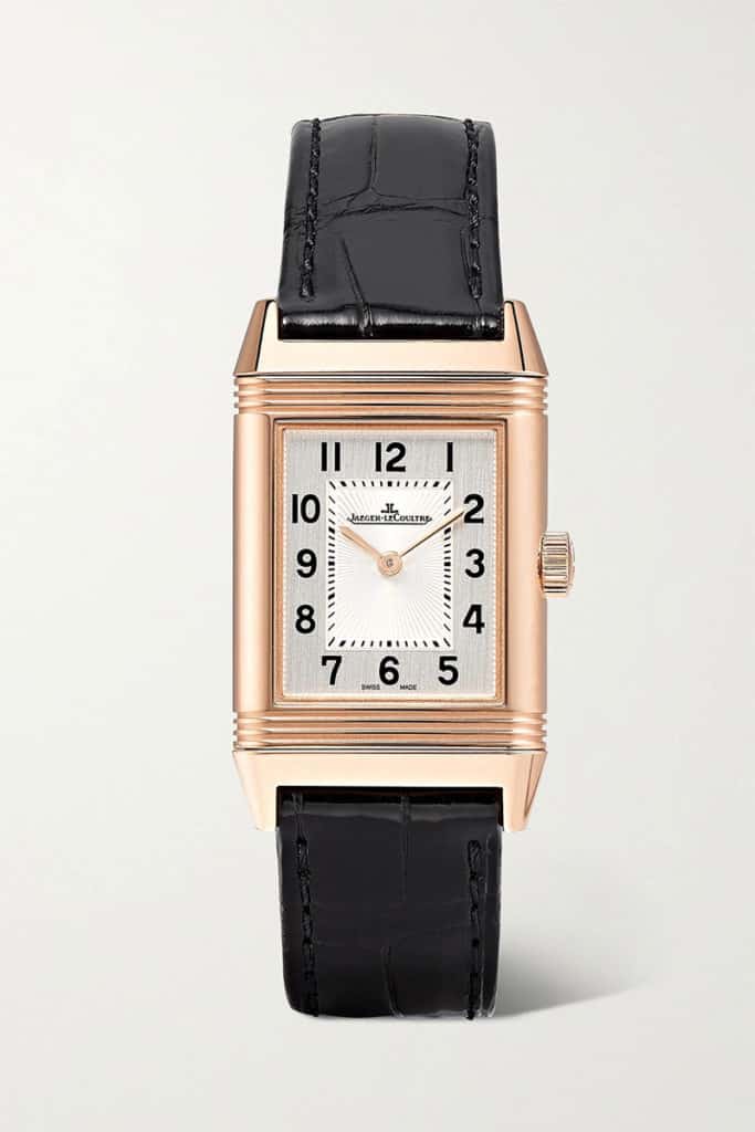 Jaeger-LeCoultre Reverso Classic small 21mm rose gold and alligator watch