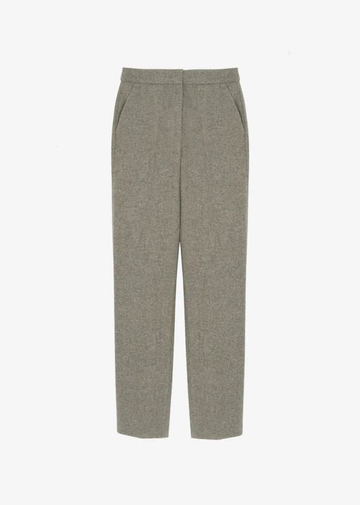 ELAN HERRINGBONE PANTS TAUPE MELANGE