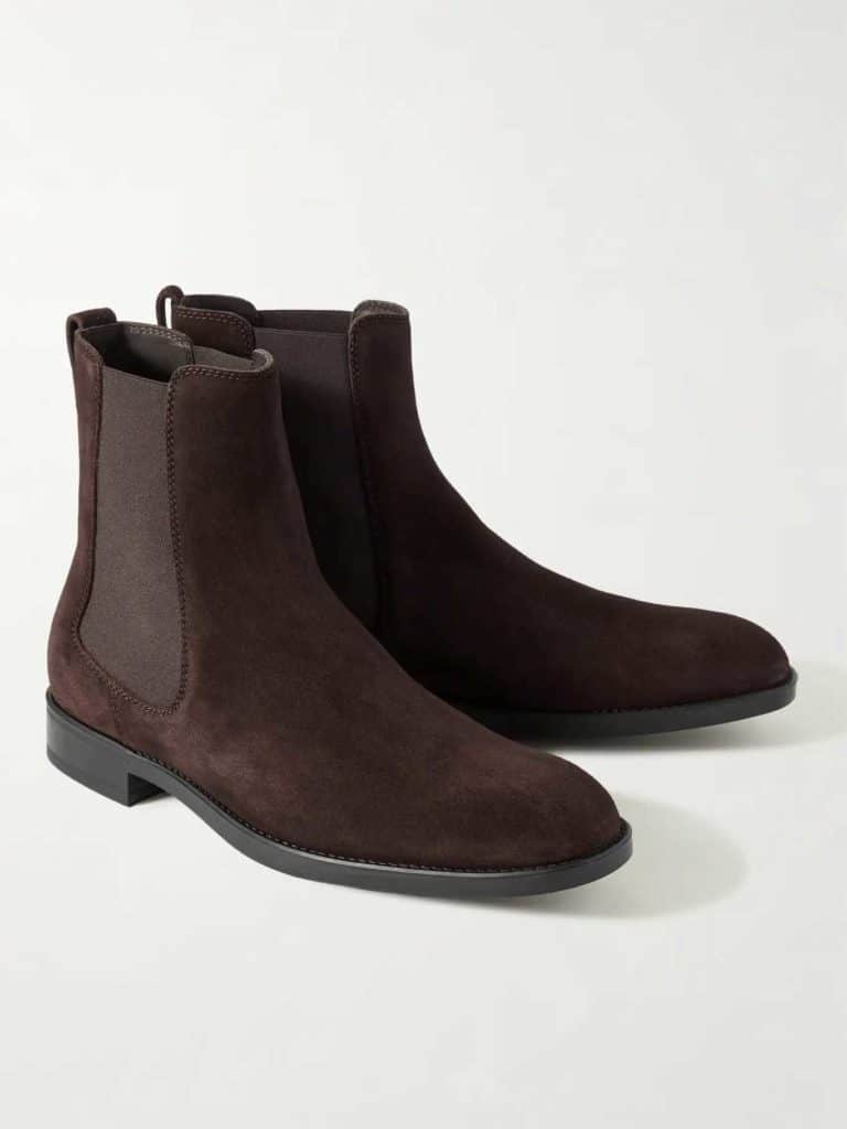 Tom Ford Robert Suede Chelsea Boots CEO Men's Office Shoes