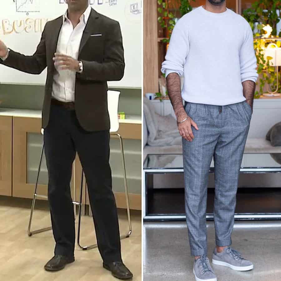 CEO Client Before and After implementing Men's CEO style strategy