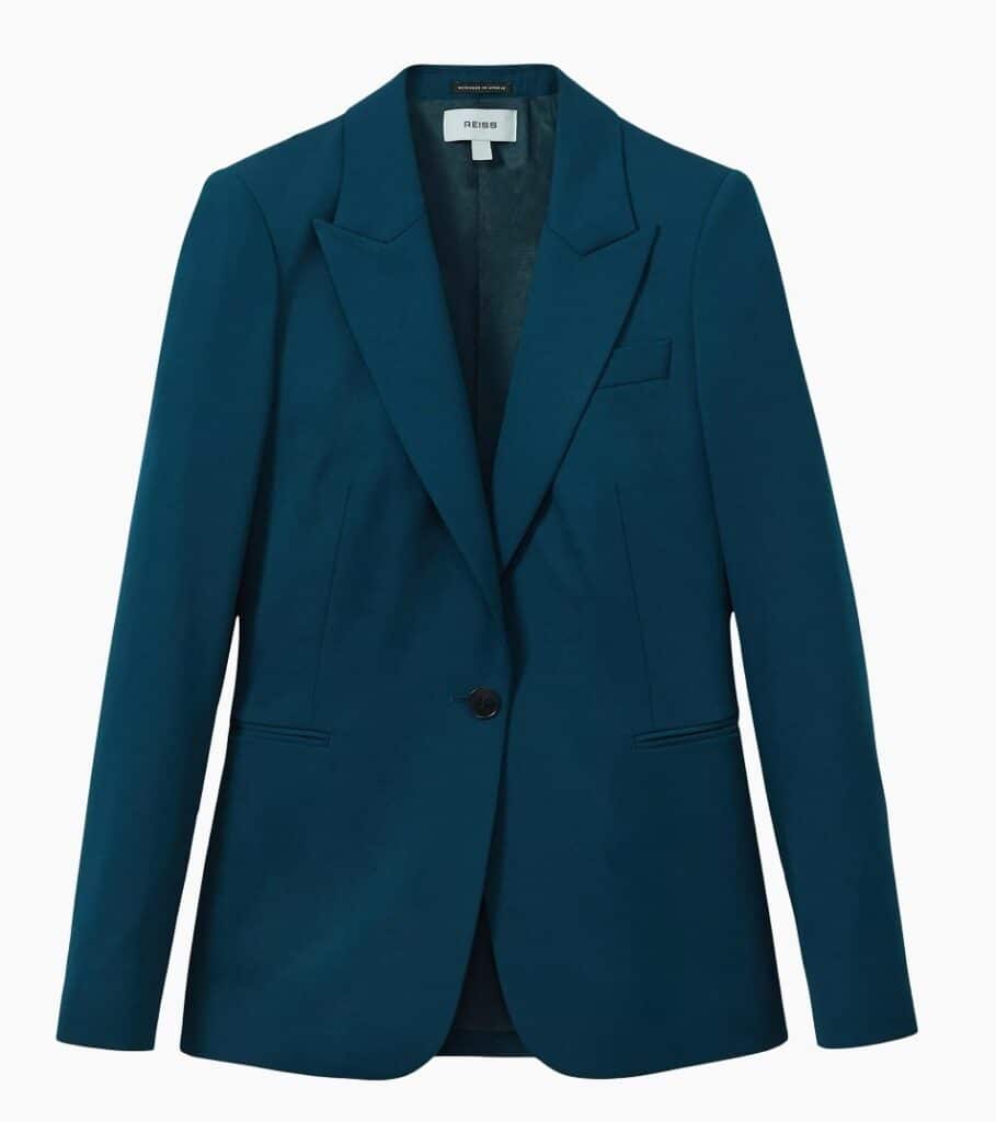 image of tailored blazer, color navy