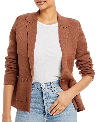 L'Agence Lacey Knit Blazer For Women