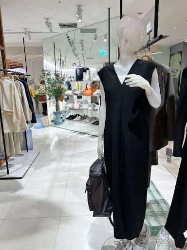 Mannequin In A Tokyo Store Styled In A Black Dress And Bag
