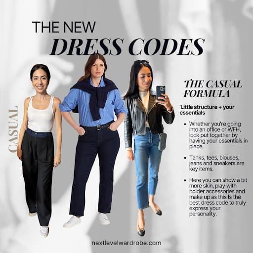 How To Dress For Work For Casual Dress Codes 3 Outfit Examples