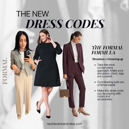 How To Dress For Work For Formal Dress Codes 3 Outfit Examples