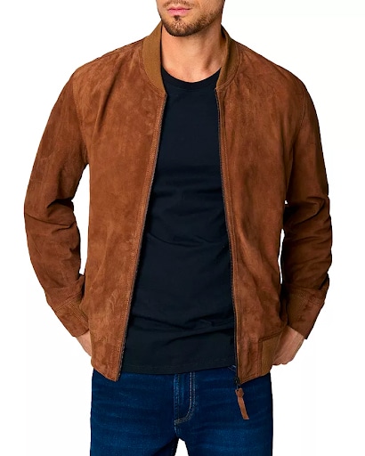 BLANKNYC Suede Bomber Jacket For Mens Fall Jackets