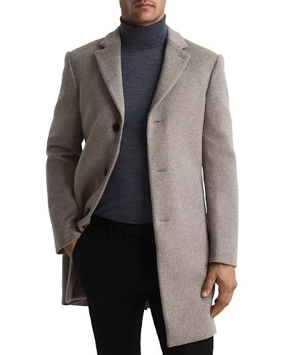 Fall Jackets For Men Reiss Gable Epsom Overcoat