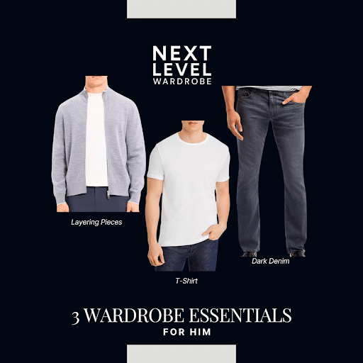Work Wardrobe Essentials For Men Layering Pieces Tshirt And Dark Denim