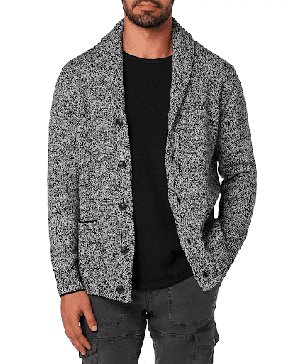 Cory shawl collar cardigan by Joe's Jeans for men