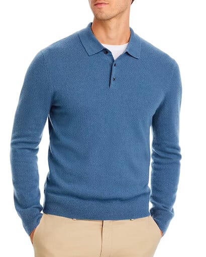 Men's Store By Bloomingdale's Cashmere Polo Sweater 