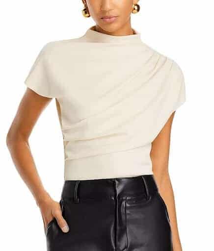 Image of a lightweight blouse for executive women's business casual wardrobe.