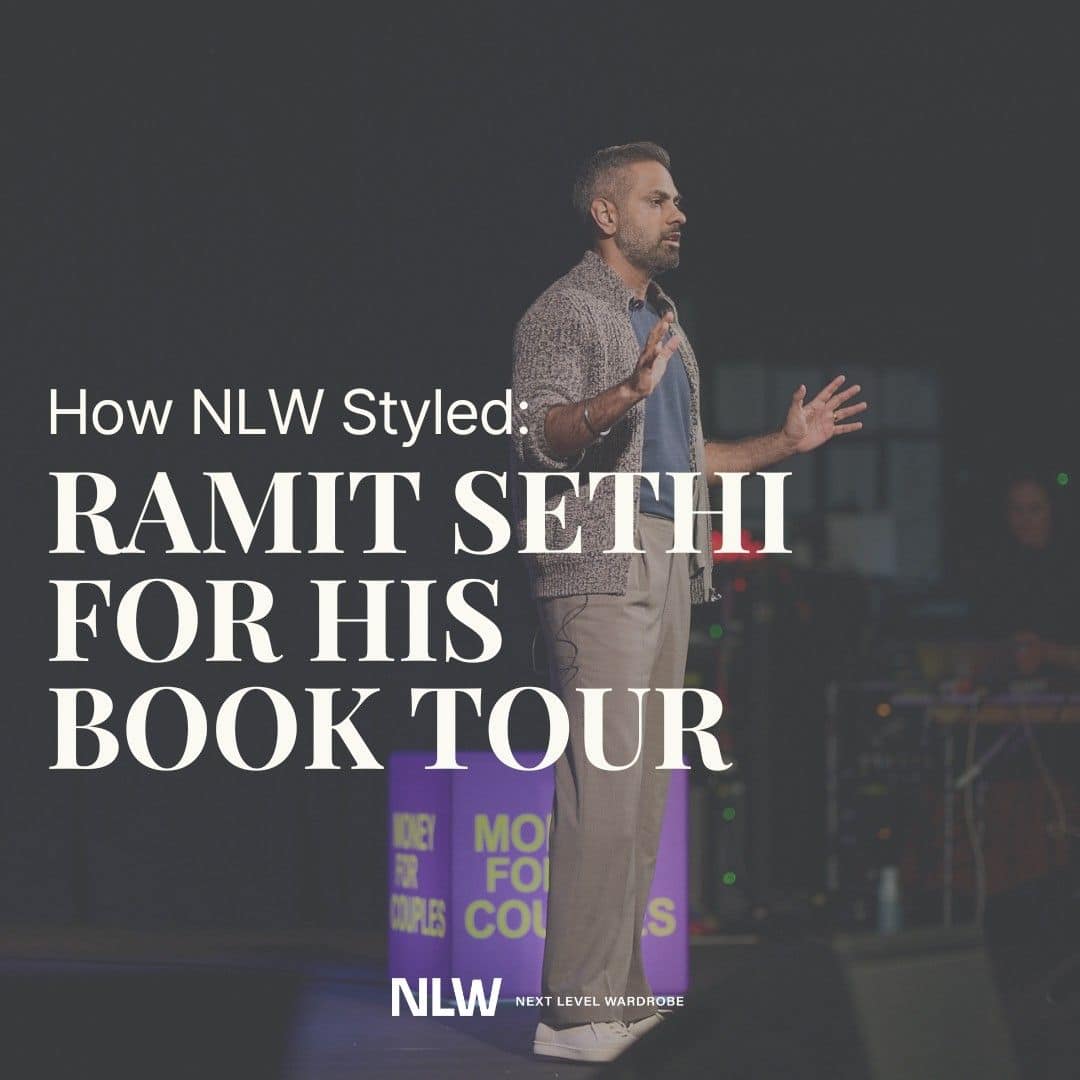 Image of Ramit Sethi on stage on his book tour.